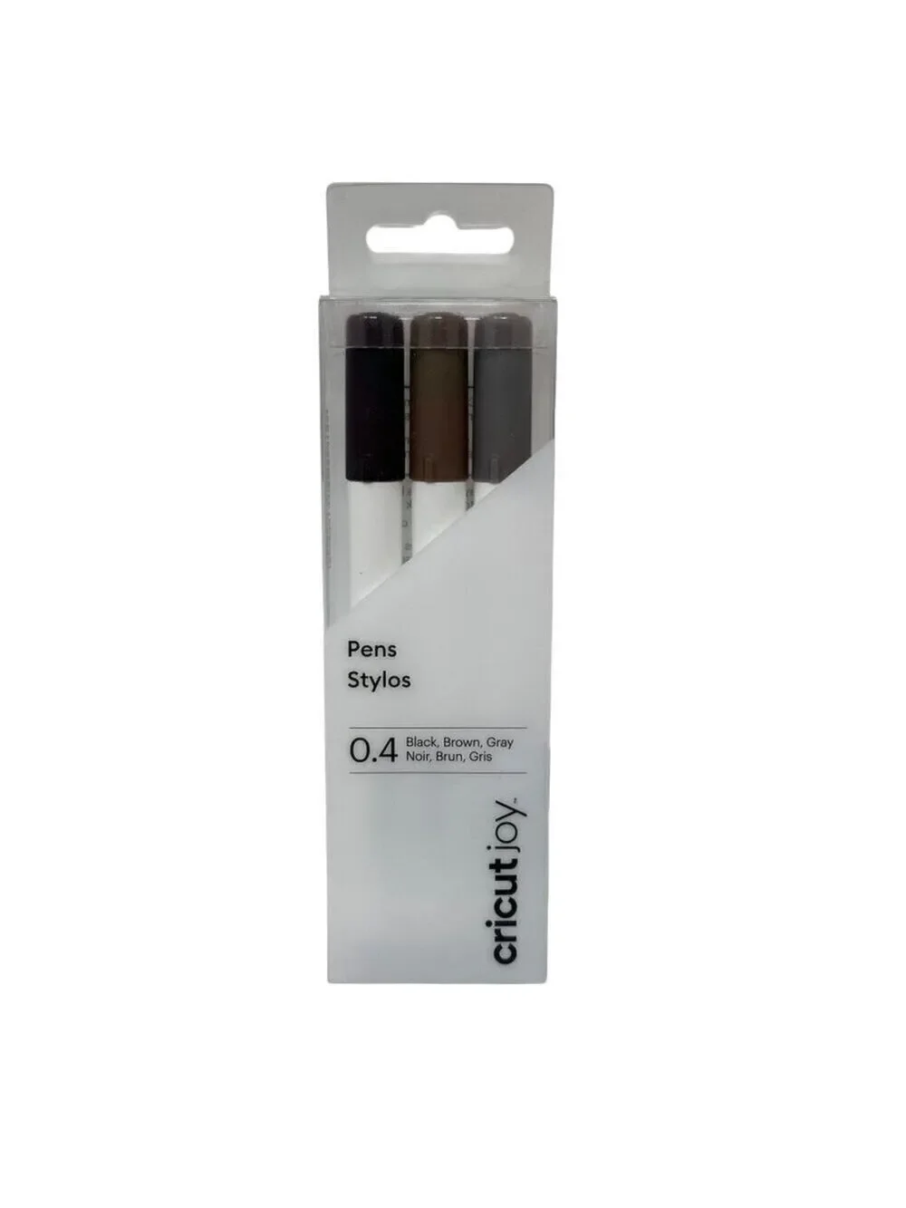 New Cricut Joy 0.4mm Pen Set Black Brown Gray 3-Pack For Joy Cutting Machines